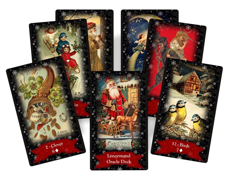 Christmas Lenormand cards
